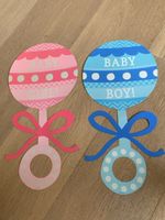 Baby Shower Decorations, Pink and Blue, gender reveal. NEW