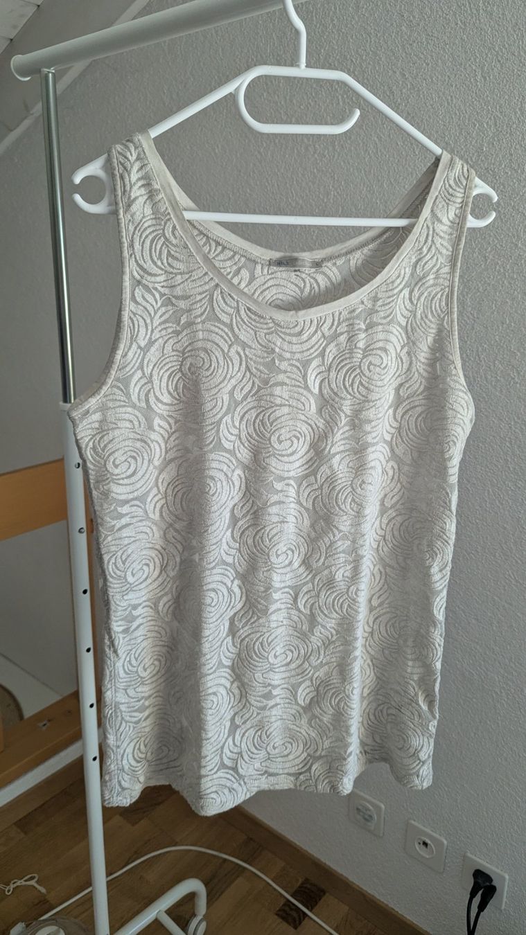 Nile Top: NILE collection Spitzentop mit passender Jacke L Baumwolle – Usato da Belp venduto da Sunny132 2