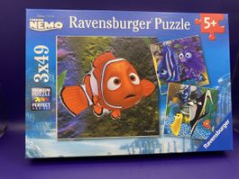 Ravensburger Puzzle Findet Nemo 3x49 Teile gebraucht