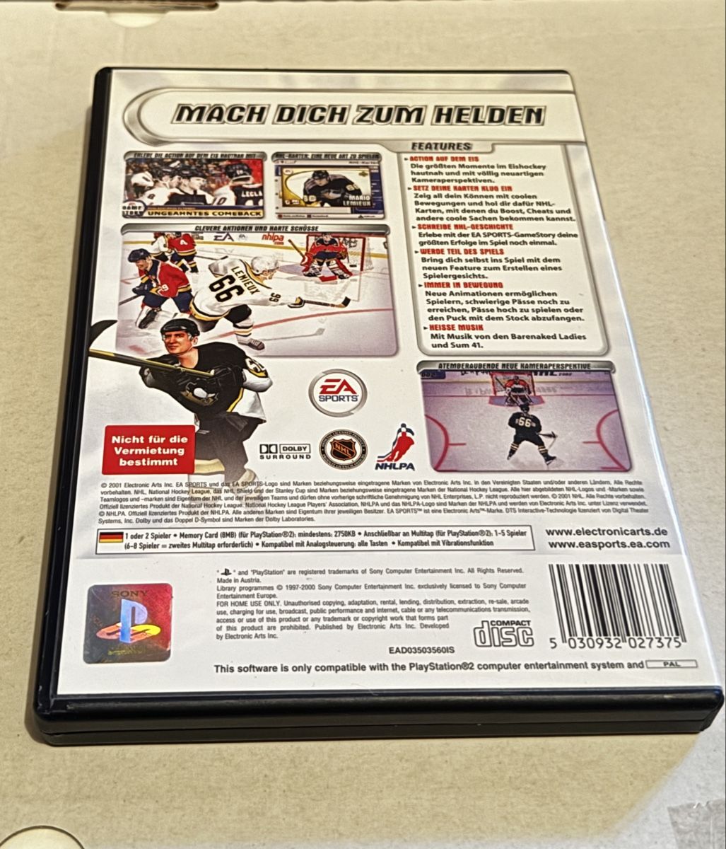 Sony Jeux: Playstation 2 NHL 2002 Eishockey – D'occasion à Trimmis par tom_9b6x 2