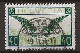 PA015z - Pro Aero F15z obl. Gstaad 19.2.1936 (papier grillé)