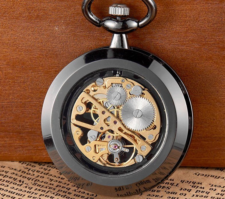 Uhren: Steampunk Taschenuhr - Montre de Poche Steampunk – Neu und originalverpackt aus Lausanne von WATCH-WORLD 2
