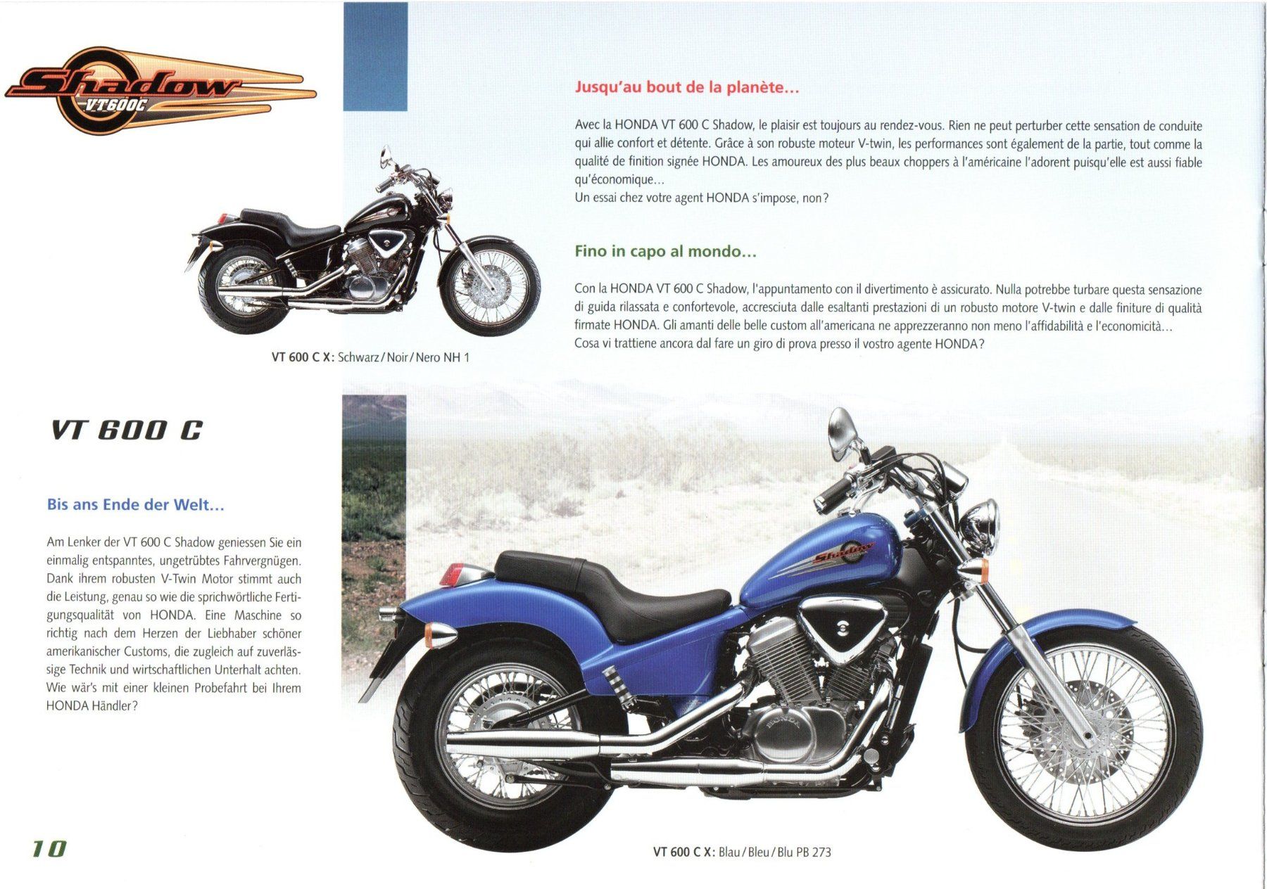 Honda Chopper: Honda Chopper Modellprogramm 2002 - CH-Originalprospekt – Neu (gemäss Beschreibung) aus Malans GR von Chueche427 6