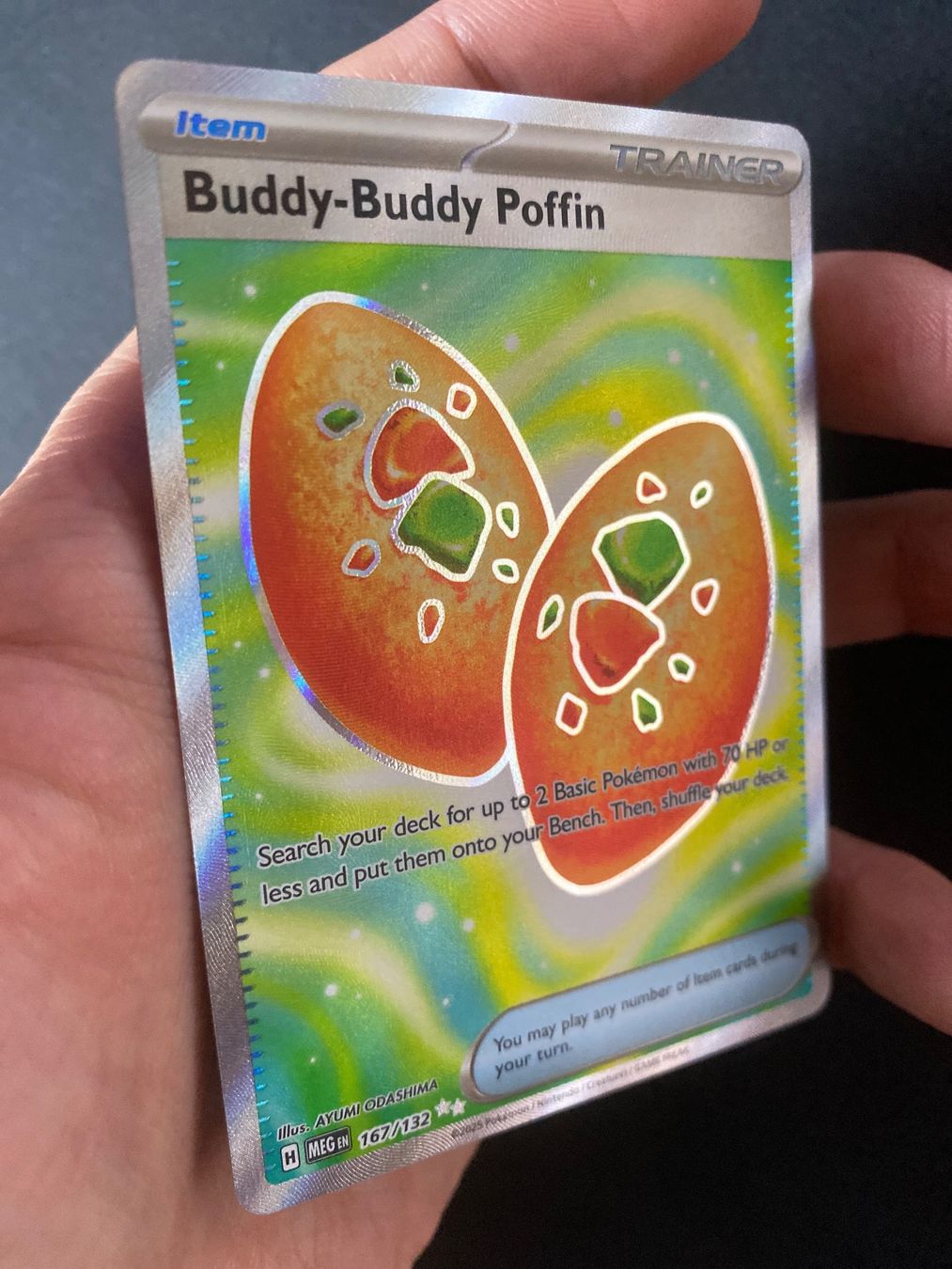 Pokémon Carte collezionabili: Buddy-Buddy Poffin 167 - Dicke-Freunde - Mega Evolution - EN – Nuovo (secondo la descrizione) da Hausen AG venduto da Shrade 1