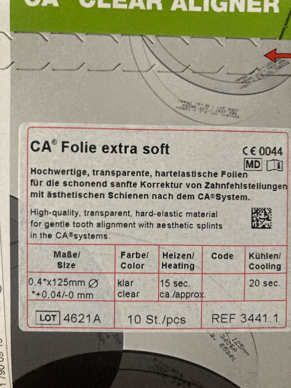 Folien: Scheu CA folien Original verpackt – Gebraucht aus Kaltbrunn von Silberkiste 2