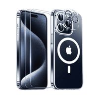 iPhone 15 Pro Max Hülle + 9D Panzerglas & Kamera Schutz