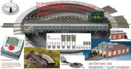 Fleischmann - Bahnbetriebswerk-Set 5-teilig HO/DC