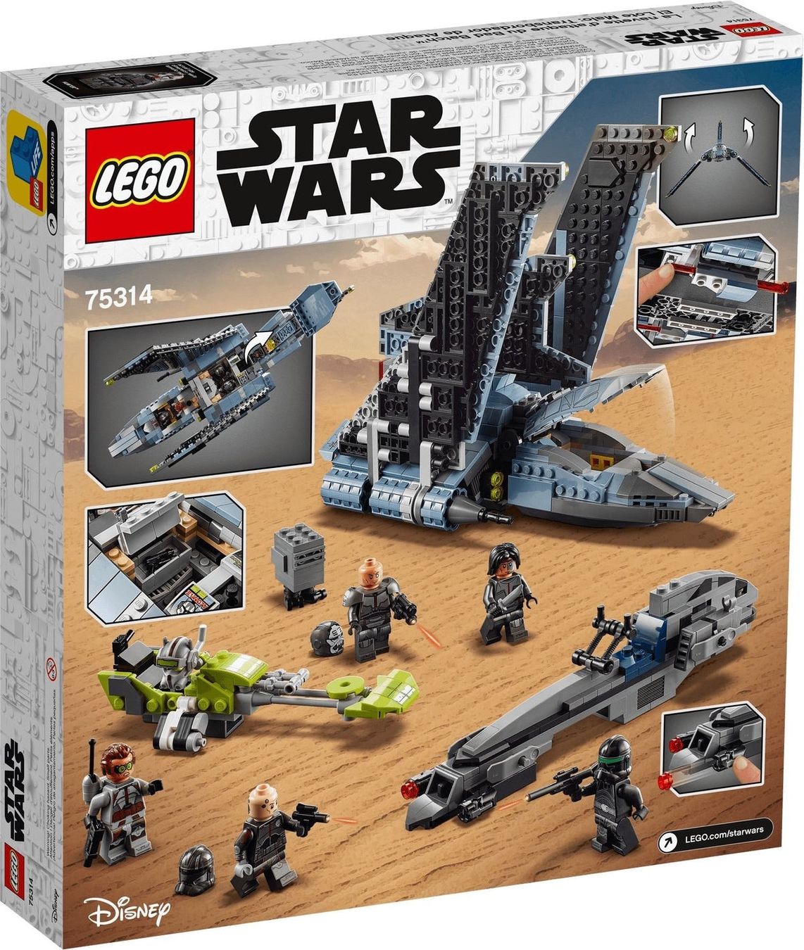 Lego Giocattoli: LEGO Star Wars 75314 The Bad Batch Attack Shuttle, Neu – Nuovo e nell'imballaggio originale da Aathal-Seegräben venduto da Tenaya_V88 1