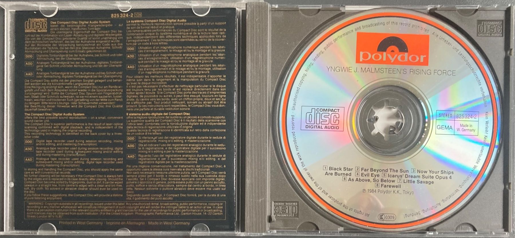 CDs: YNGWYIE J. MALMSTEEN - RISING FORCE – Gebraucht aus Poliez-Pittet von Newtown-Records 2