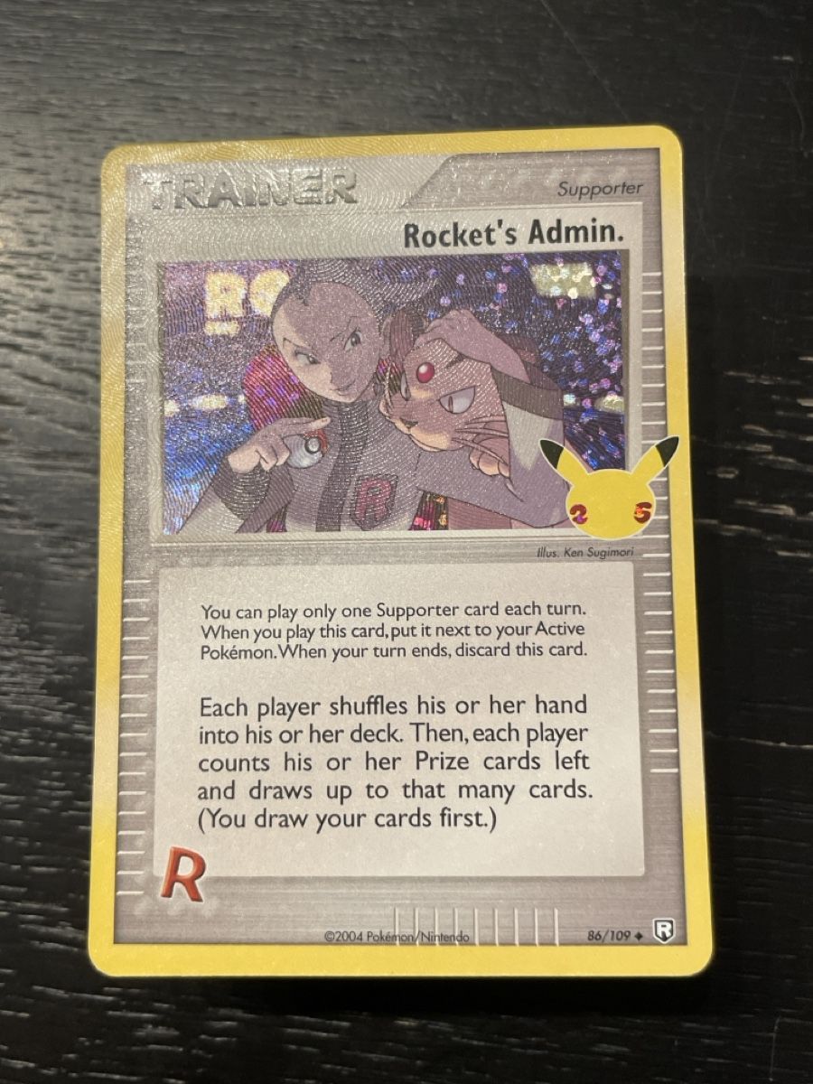 Pokémon Carte collezionabili: Pokemon celebrations rocket‘s admin 86/109 fullart – Usato da Hugelshofen venduto da Suimosa