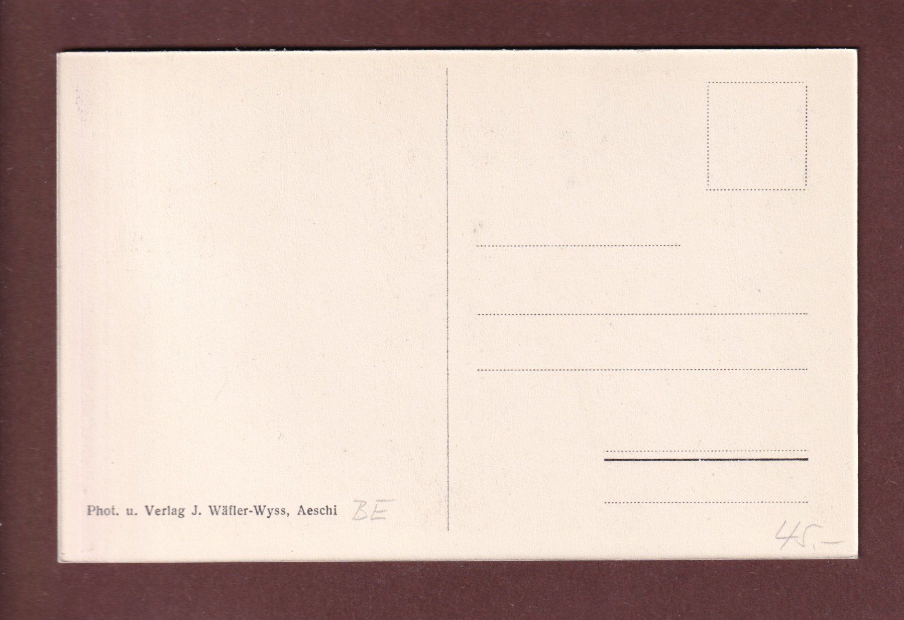 Cartoline postali: AESCHI - Wasserfall im Suldtal – Usato da Pully venduto da nicecards-shop 1