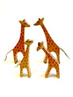 Ostheimer Holztiere Montessori Waldorf Giraffen