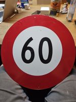 Verkehrsschild 60 km/h mit Scotchlite Garantertes Signal (D1