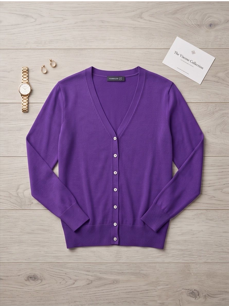Vestes: Cardigan FERRACHE Violet — Neuf — Tailles S /M/L – Neuf avec emballage d'origine à Vuisternens-Romont par gol_xp6p 1