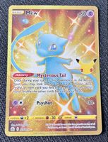 ✨ Pokémon Mew Gold 025/025 Celebrations Secret Rare 2021✨