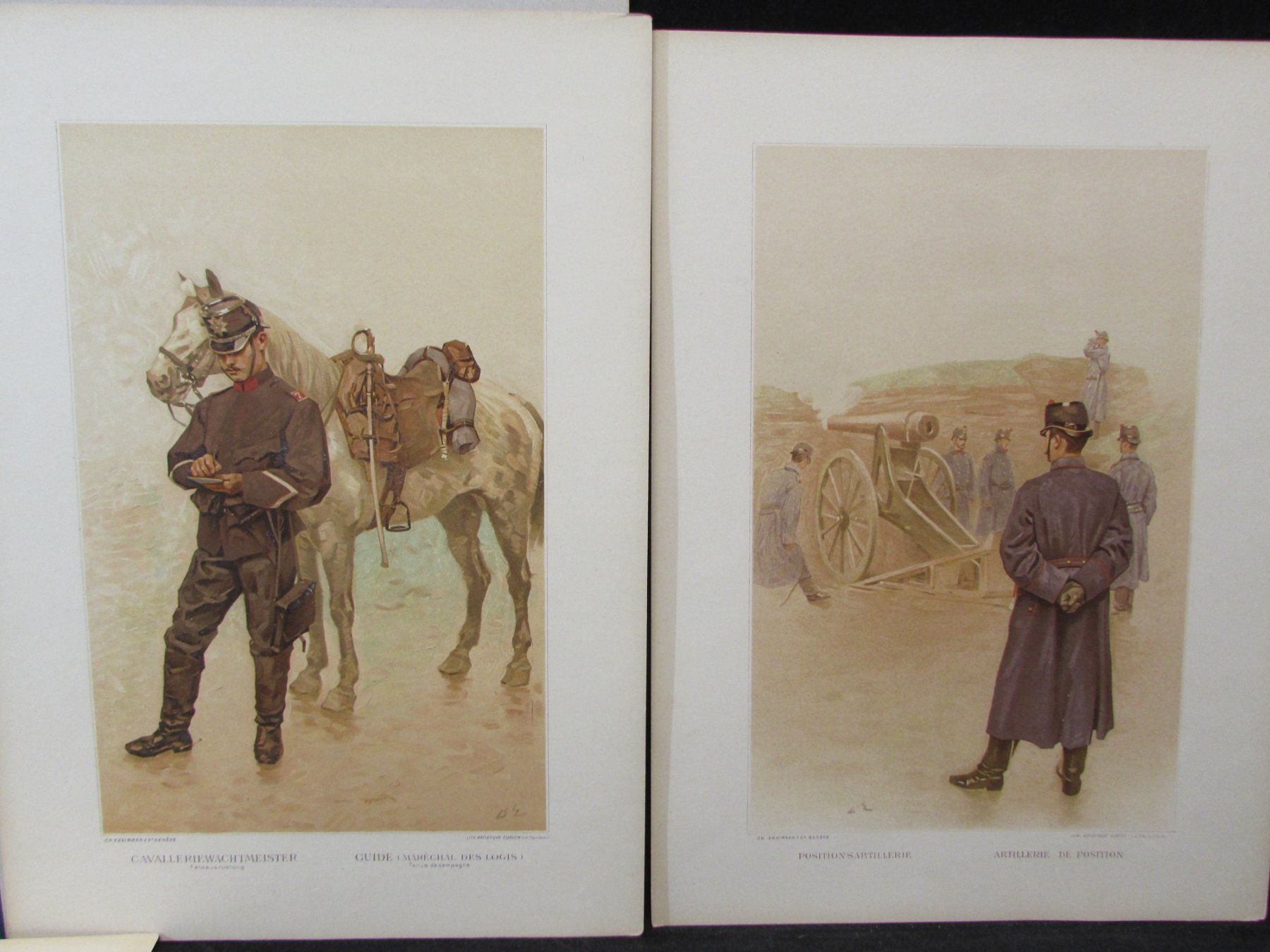 Grafica & Litografie: Militär, CH, Eggimann – Usato da Walchwil venduto da Shells1 4