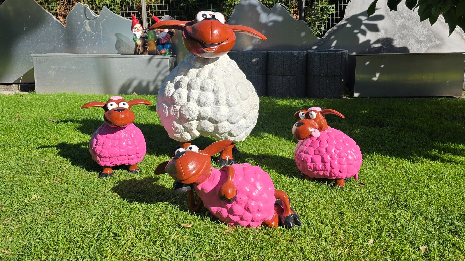 Statuette: 4 wunderschöne typähnliche Shaun Gartenschafe – Usato da Rorschacherberg venduto da Scharfeegge 9