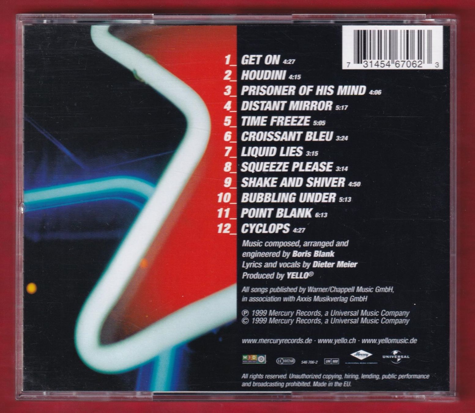 CDs: Yello - Motion Picture (CD) – Gebraucht aus Zürich von Pfluftl2000 1