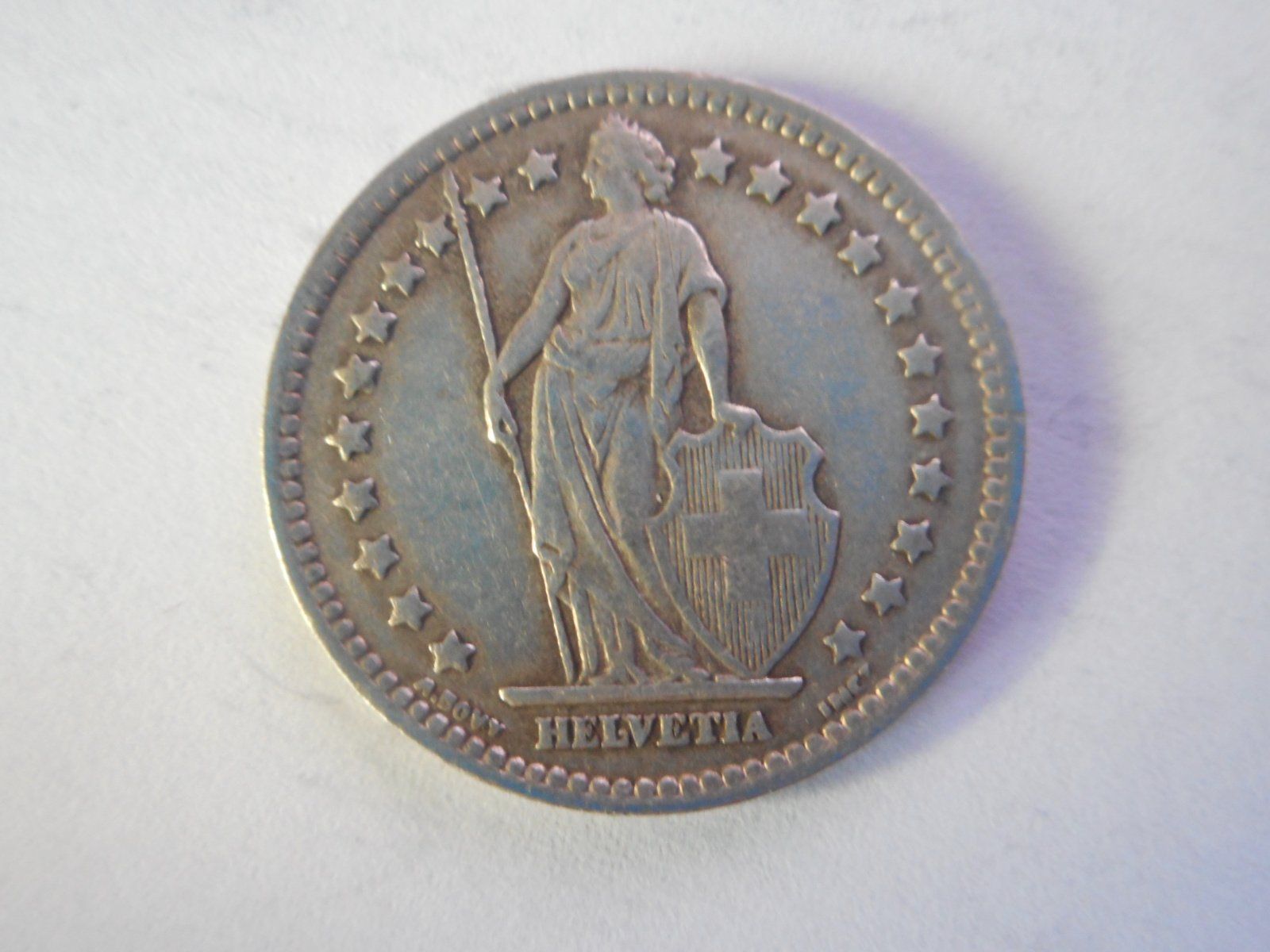 Alle Münzen: 1 Fr. 1944 silber – Gebraucht aus Kriegstetten von pizlad2010 1