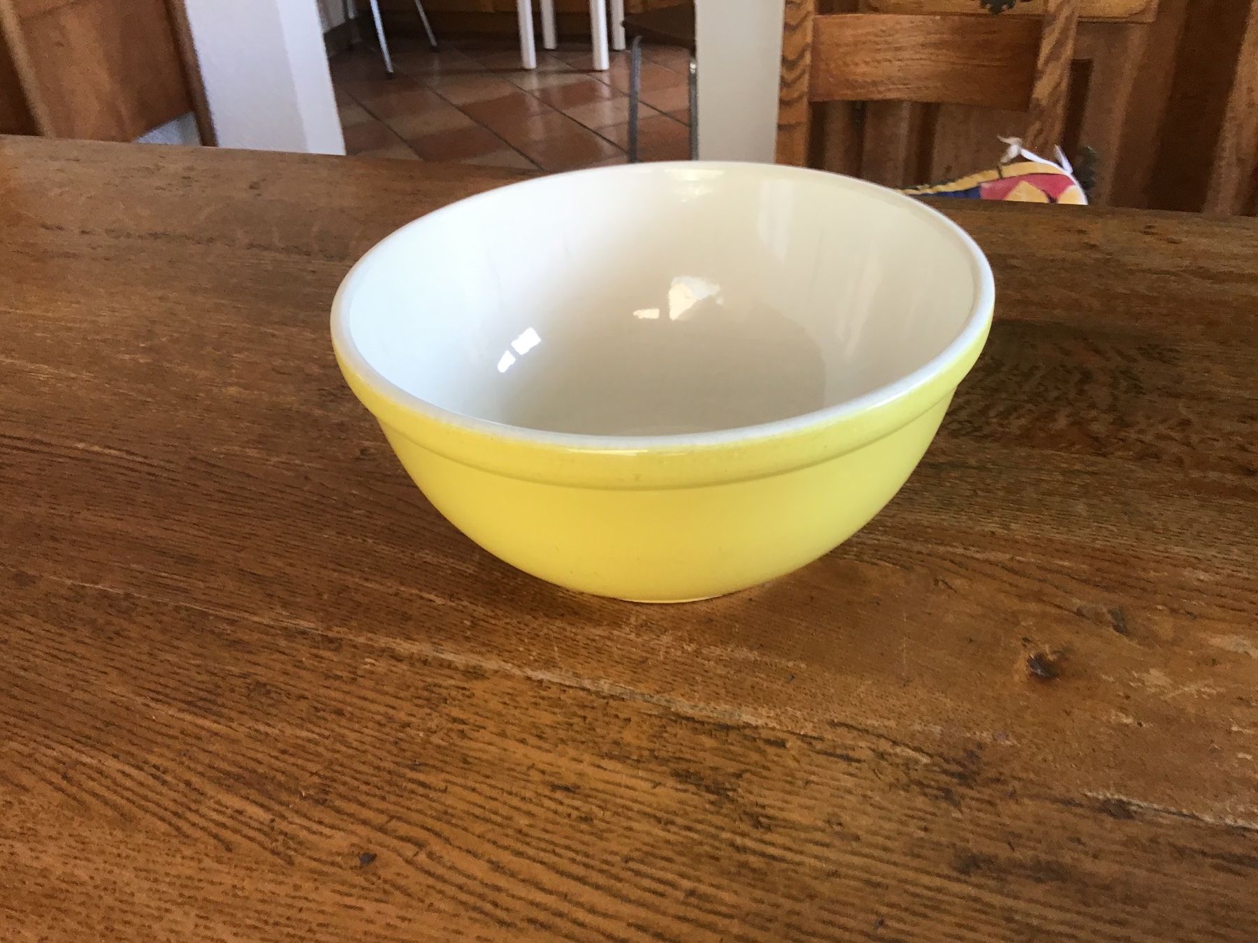 Rössler Servierplatten: Immense plat jaune Rössler vintage – Gebraucht aus Fully von Ruby97 1