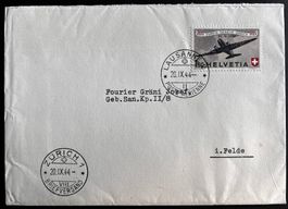 Flugpostbrief mit F40 SBK 40.- ab 4.-