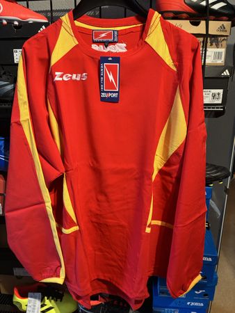 Zeus Sport Langarm/Hose rot gelb Grösse L neu