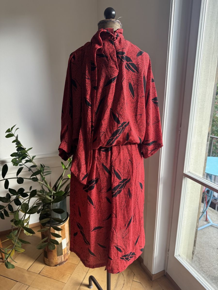 Vestiti: Vintage Kleid Rot 80er – Usato da Zürich venduto da Lola_from_the_West 4