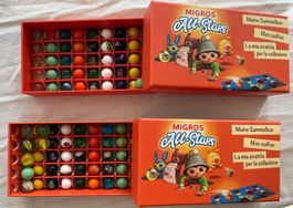 Migros All-Stars 2 Sammlungen + Hape Quadrilla Kugelbahn