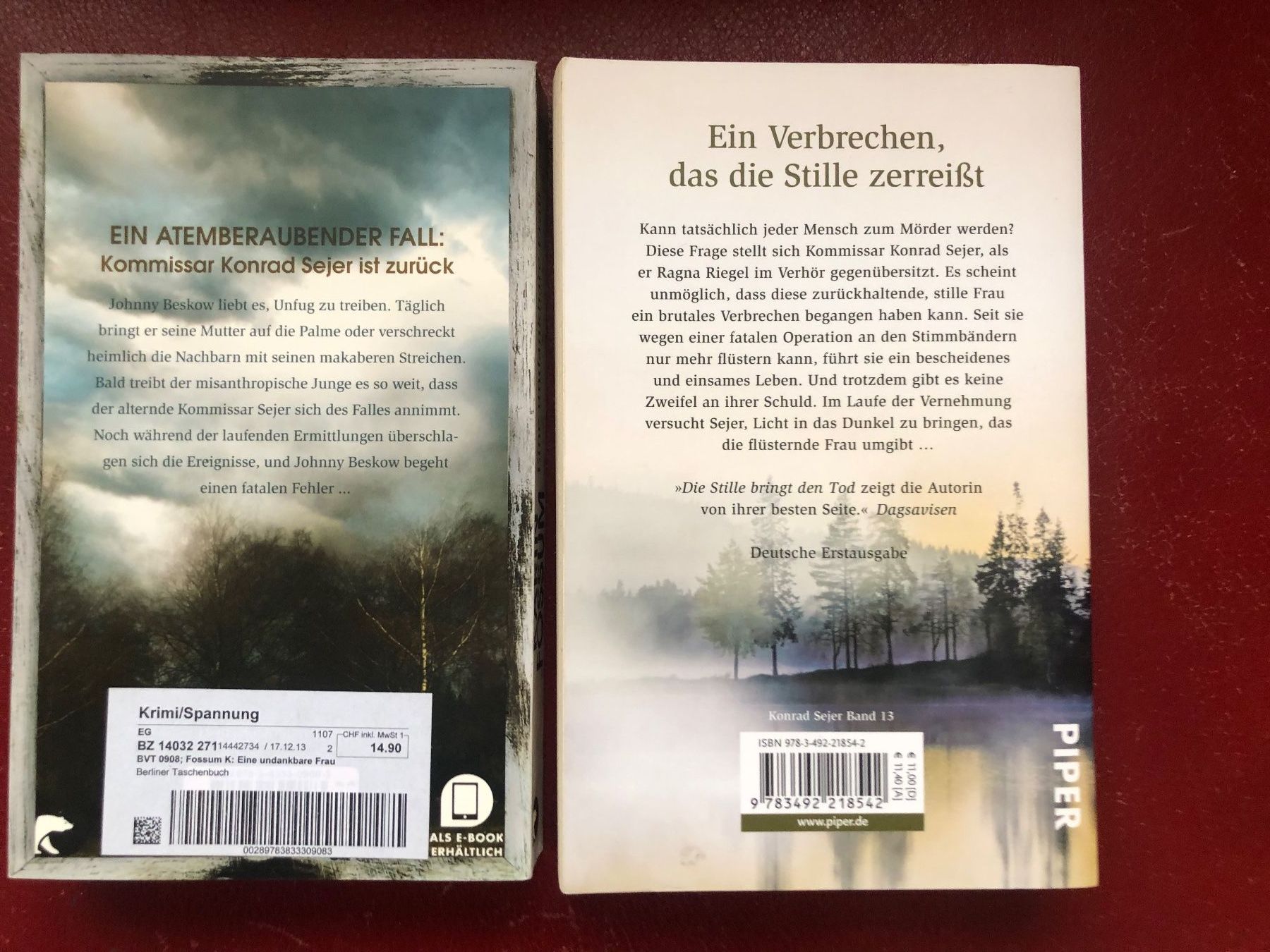 Libri: 8 Krimis von Karin Fossum – Usato da Oberweningen venduto da Gerini 5