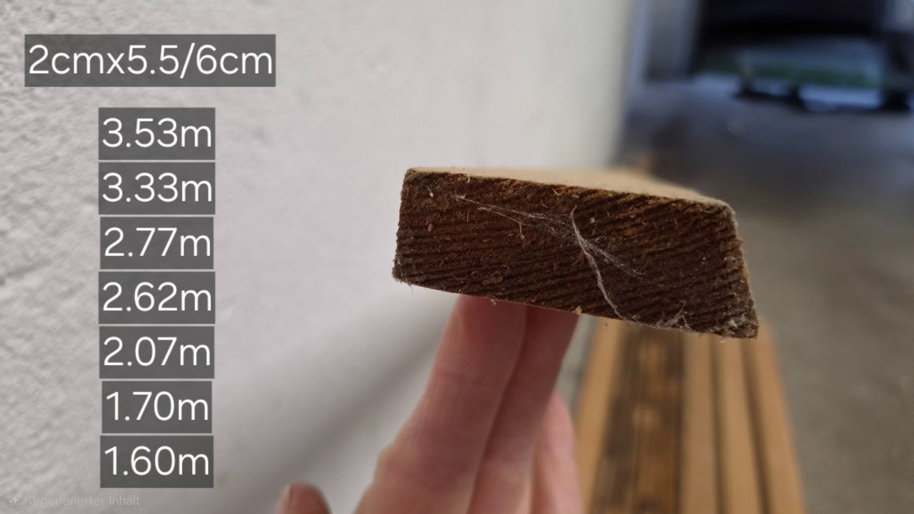 Articoli in legno: Holzlatten abgeschrägt – Usato da Bischofszell venduto da -fr-5 3