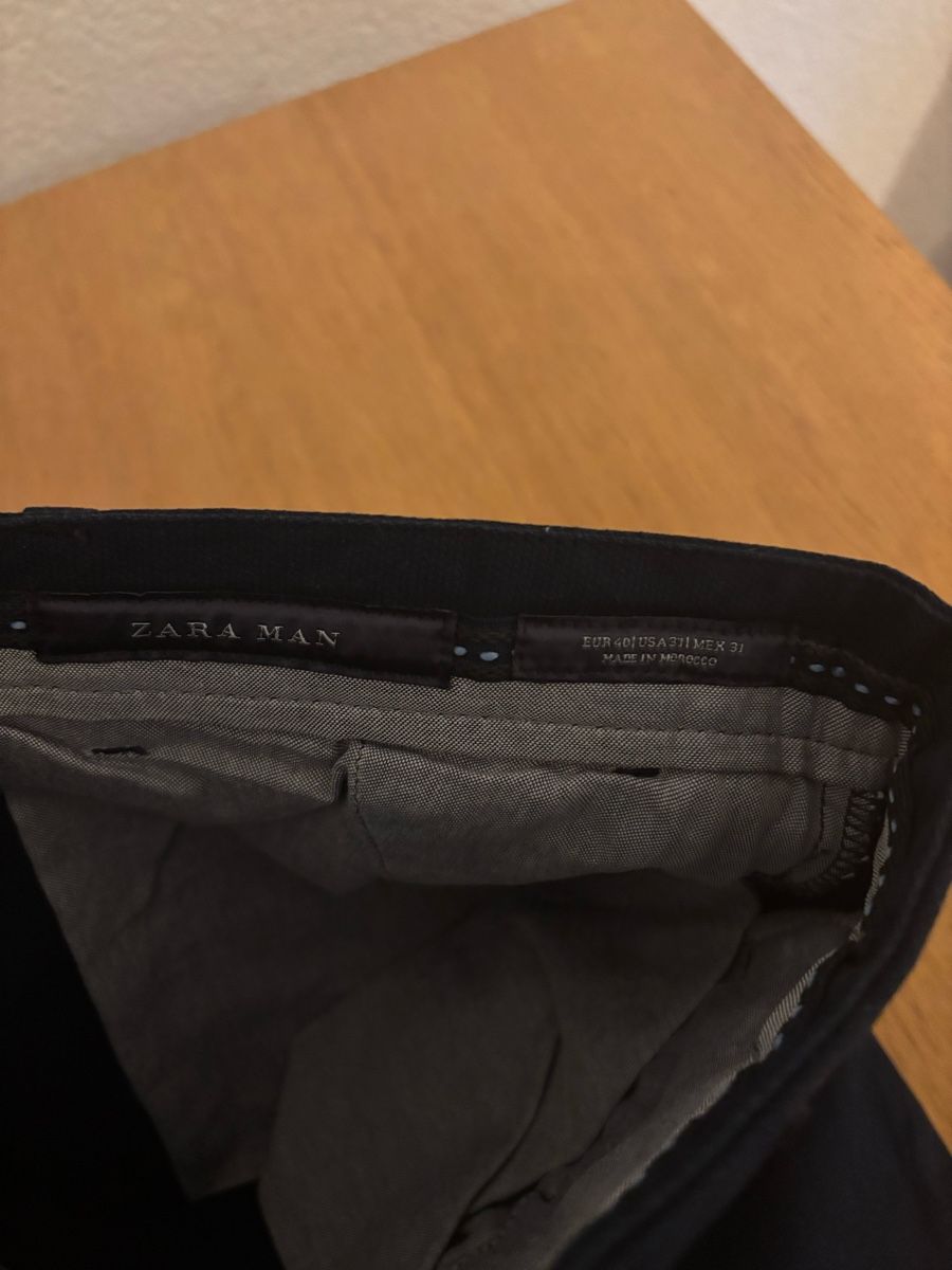 Zara Hosen: Zara Man Trousers, Navy Blue 40 – Gebraucht aus Morges von Brunocunha05 3