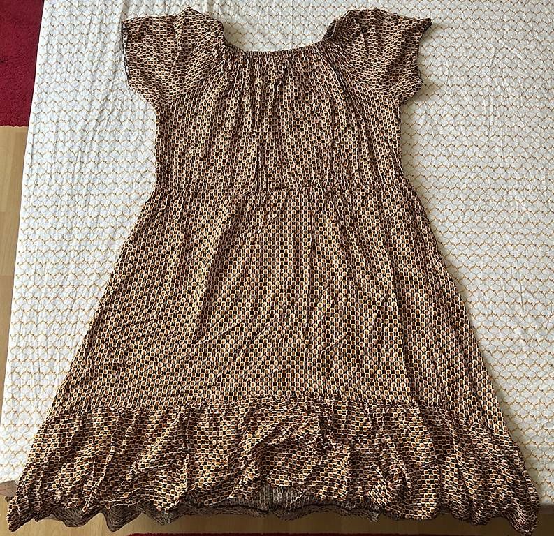 Kleider: Robe longue H&M imprimée ? Taille 3XL/4XL – Gebraucht aus Marin-Epagnier von Juventino_29