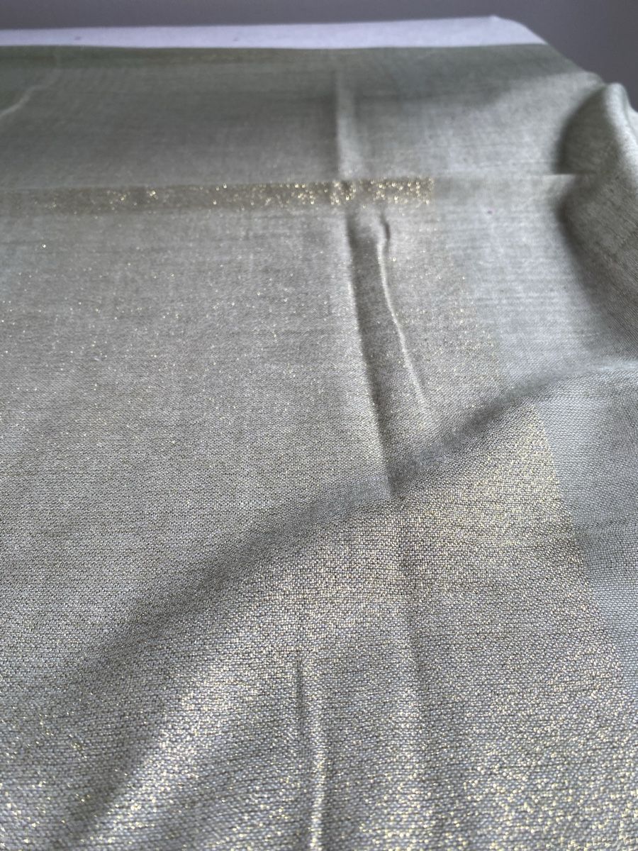 Foulard & Sciarpe: Écharpe douce printemps-été, tons dorés et blanc rayé – Usato da geneve venduto da cey_5ywd 2