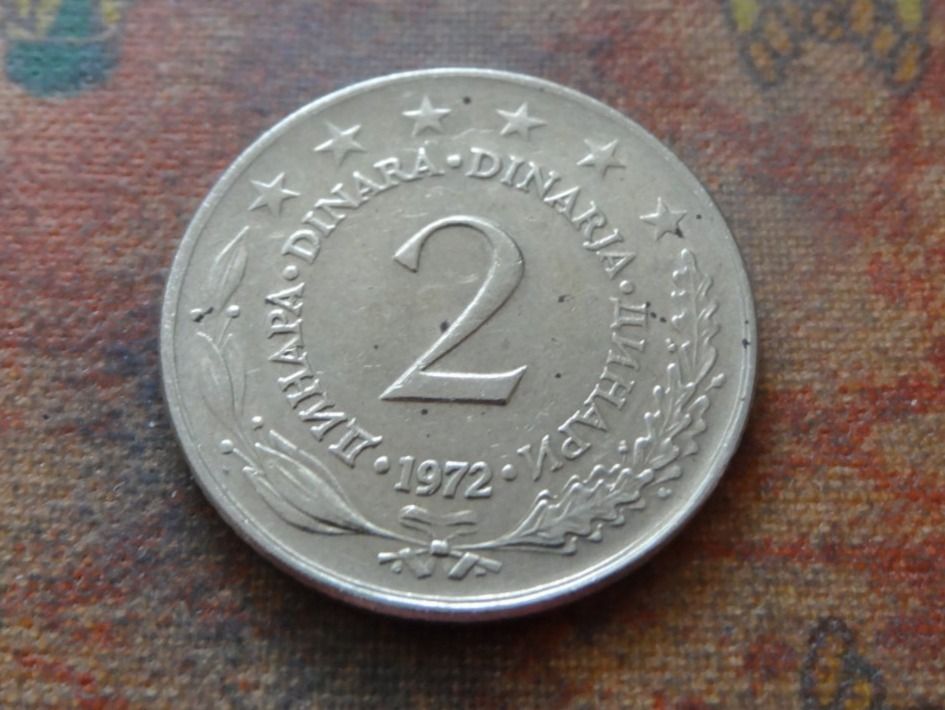 Tutti le monete: YOUGOSLAVIE  2  Dinara  1972 – Usato da Romanel-sur-Lausanne venduto da Swift13