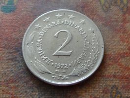YOUGOSLAVIE  2  Dinara  1972