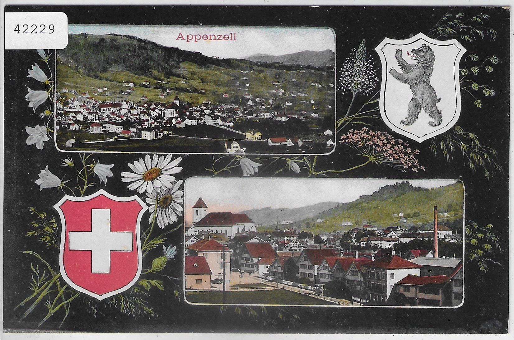 Cartoline postali: Appenzell - 2-Bild Karte – Usato da Ettingen venduto da Kartenplanet