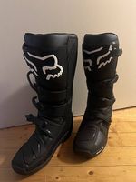 Fox Comp Motocross Stiefel Grösse 44 Schwarz Top Zustand