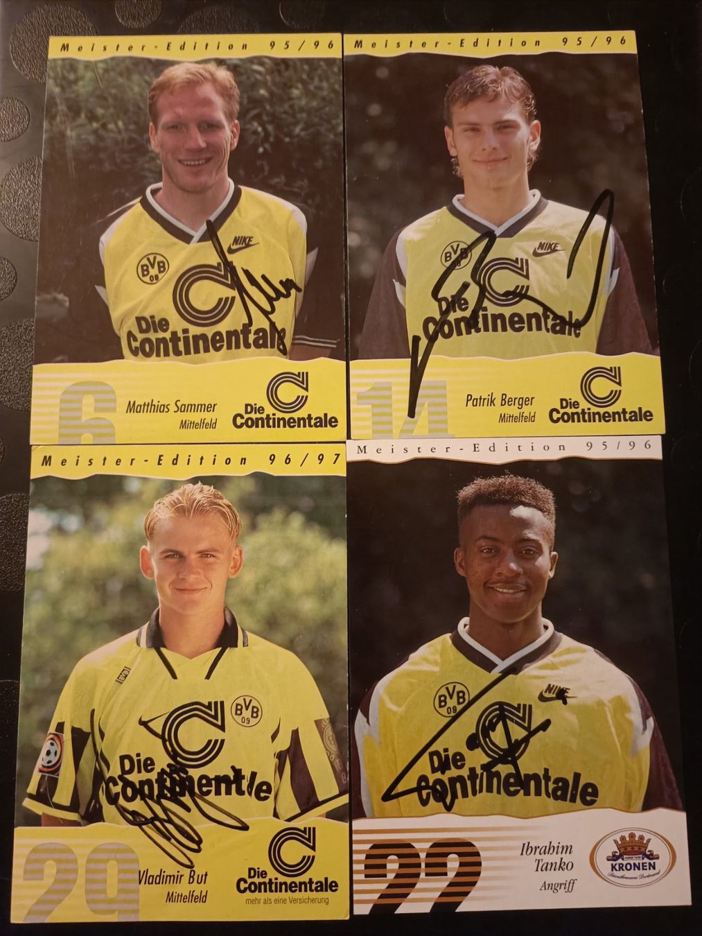 Autographes: BVB - handsignierte Autogrammkarten Set – D'occasion à Menziken par Artographs