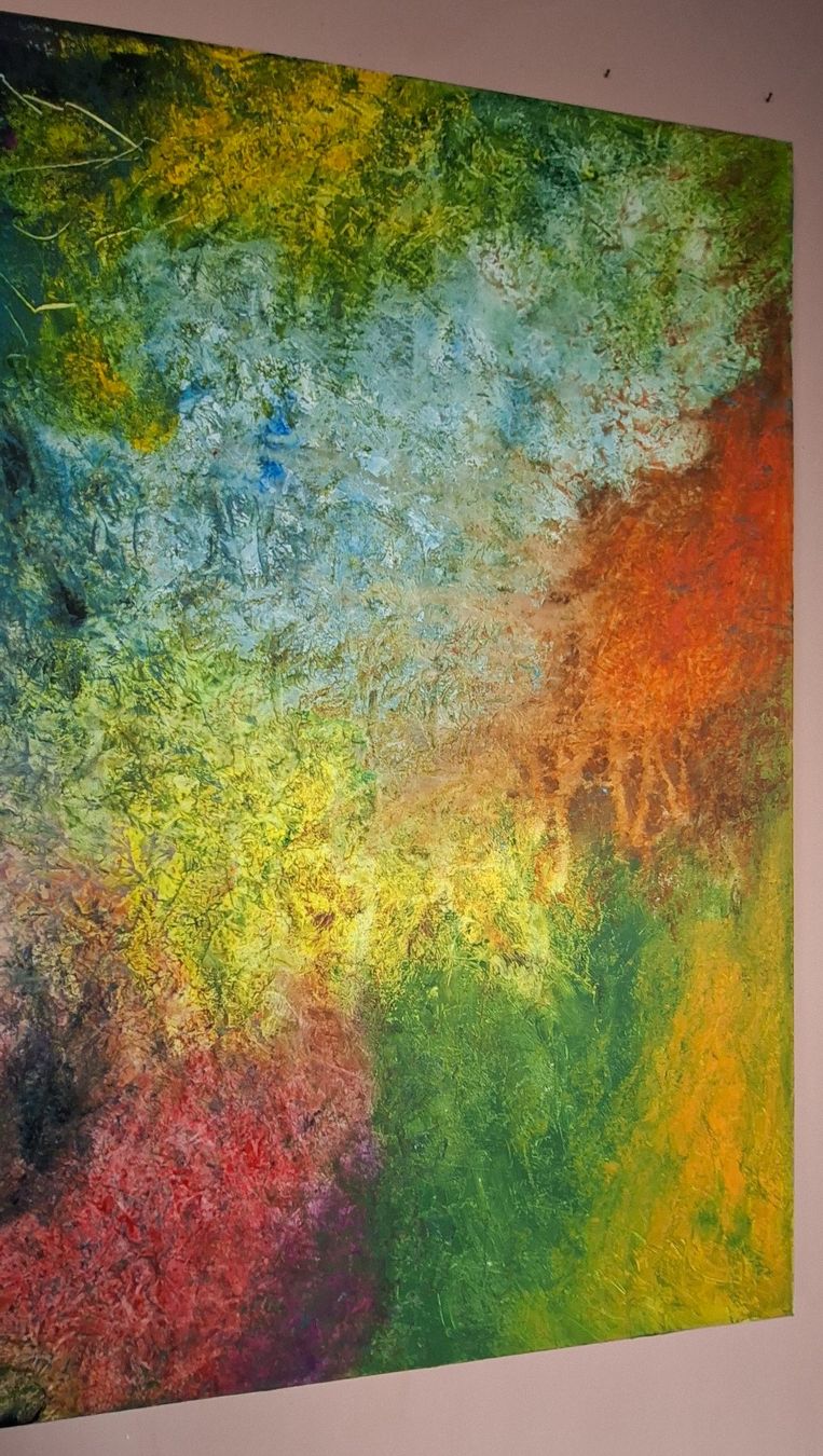 Tableaux: Gemälde "Farbträume" handmade 90×90 – Neuf (Voir description) à Riehen par Steinbock1970 7