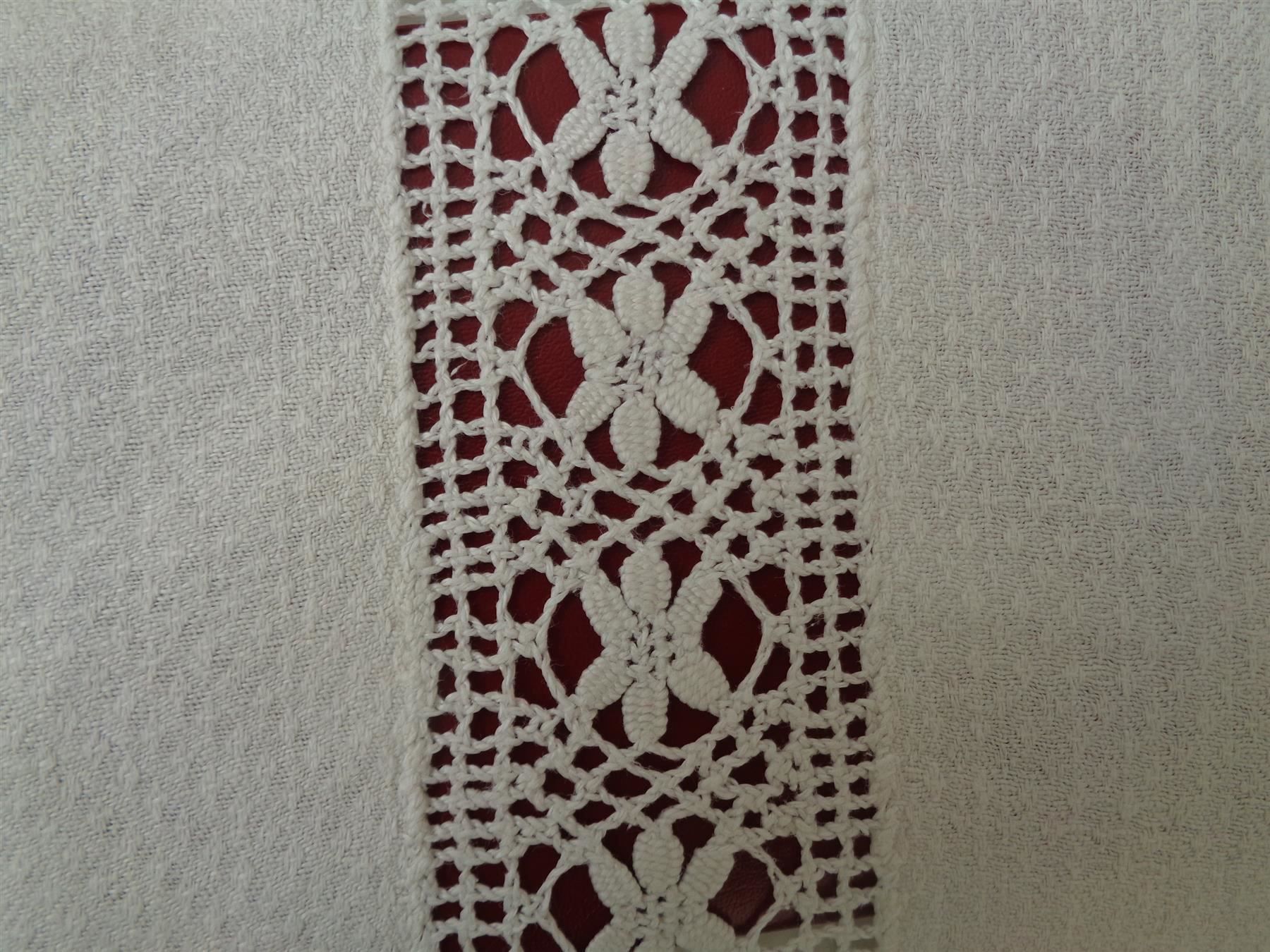 Decken: Tischdecke mit Spitzen-Einlage - Vintage – Gebraucht aus Chur von omonia 1