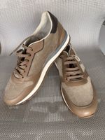 Brunello Cucinelli Herren Sneaker Braun/Beige Leder/Velours
