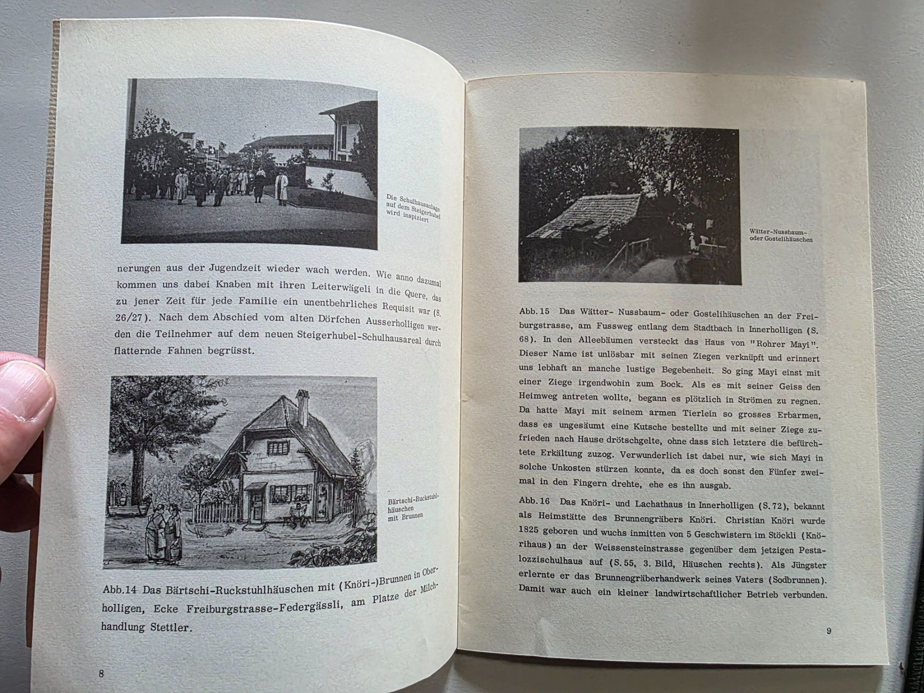 Bücher: Holligen einst und jetzt - Bern-Holligen 1963 – Gebraucht aus Walterswil BE von Lonitti 1