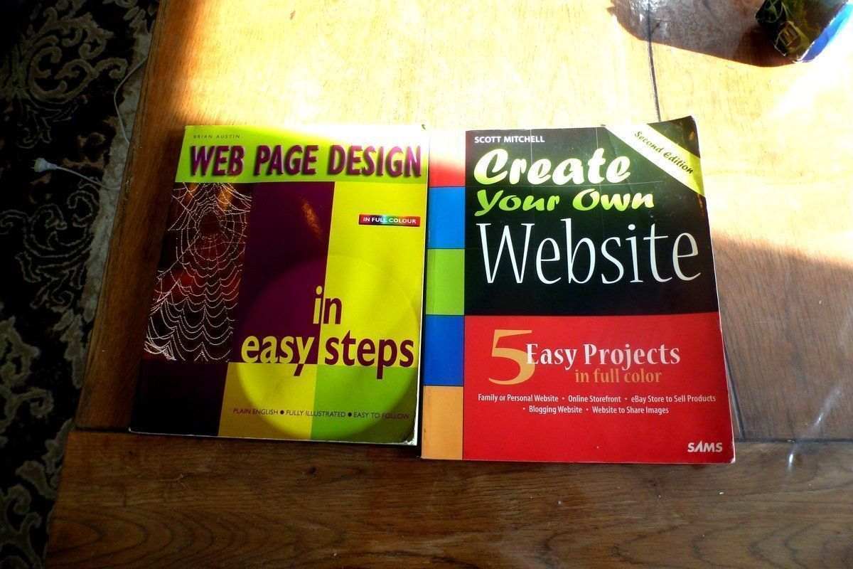 Libri: Two Books for Web Page Design & Website Creation – Usato da Emmen venduto da newdeal1970