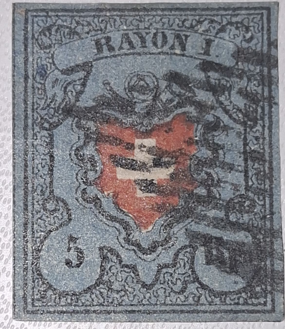 Tutti i francobolli: Rayon 15II Typ 5 Kat. 650.- – Usato da Balgach venduto da SIMEON27