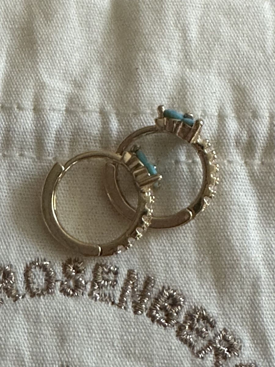 Orecchini pendenti & Orecchini a lobo: Ohrringe Gold türkis - Modeschmuck neu – Nuovo e nell'imballaggio originale da Diepoldsau venduto da Soleil0425 2
