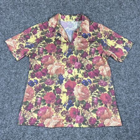 Floral polo vintage 