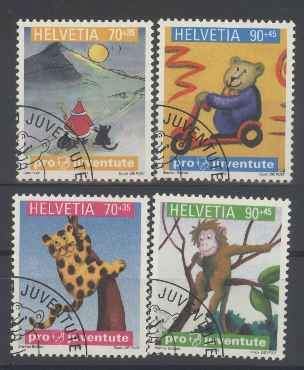 Tutti i francobolli: Pro Juventute 2001, ET, gummiert – Usato da Willisau venduto da Vollstempel