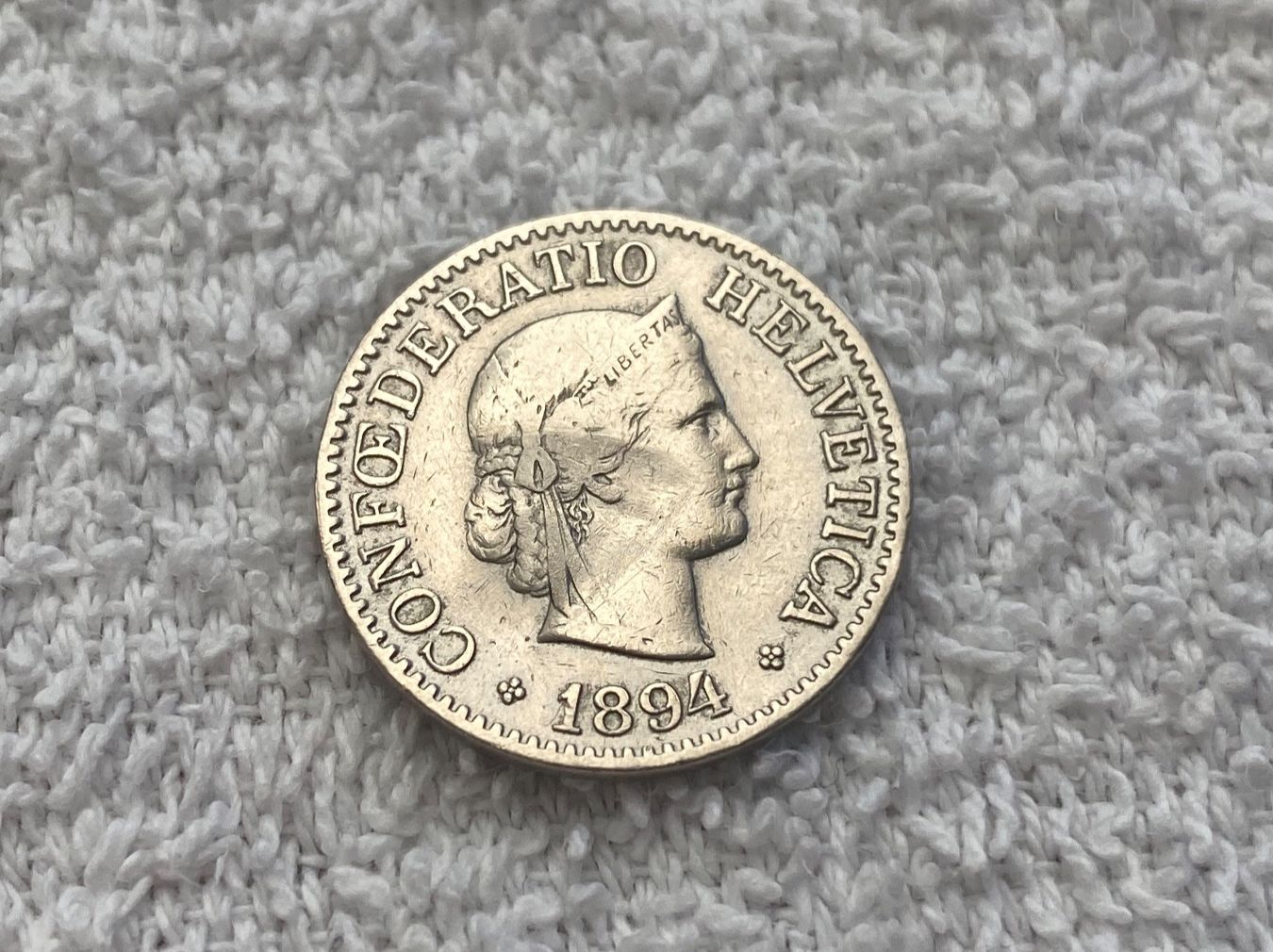 Tutti le monete: 10 centimes/Rappen 1894 – Usato da Nyon venduto da Ilmi09