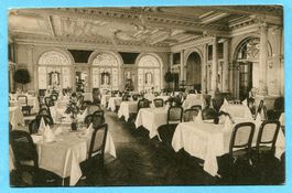 Zürich 1916 - Speisesaal Savoy-Hotel