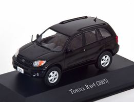 Toyota RAV4 II 2000-2006 schwarz 1:43 von Altaya/ IXO Mexico